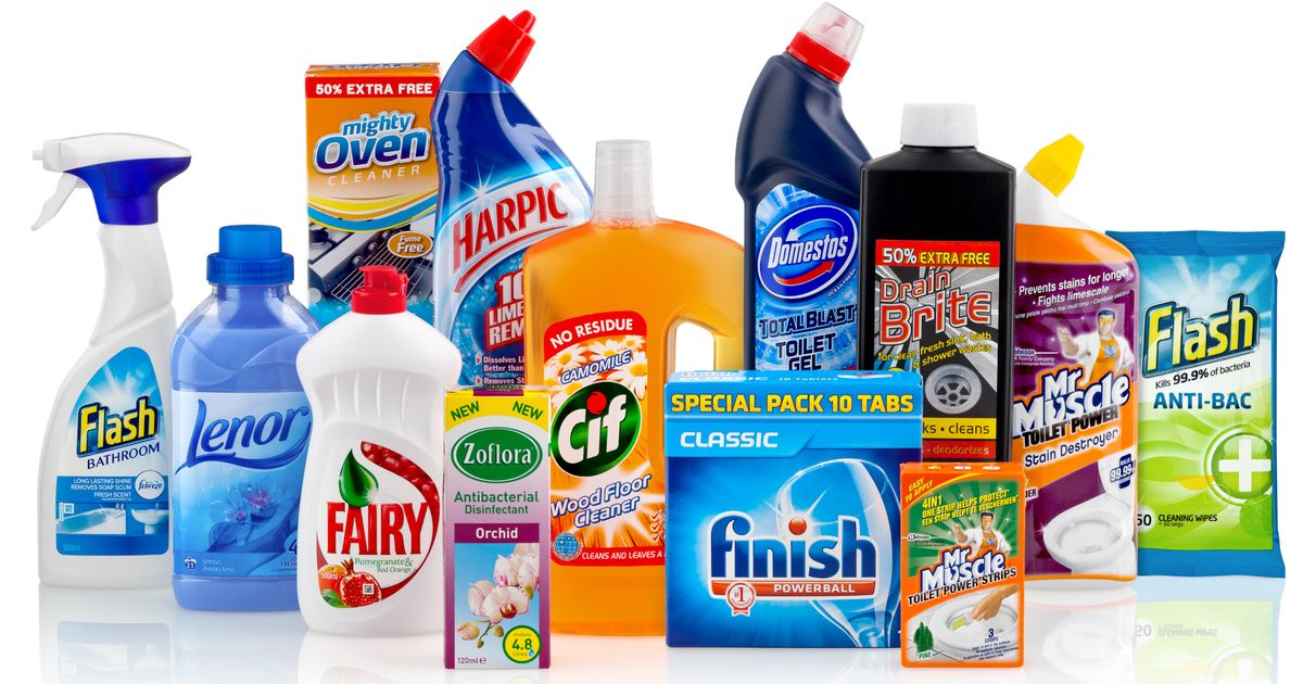 Branded Cleaning products