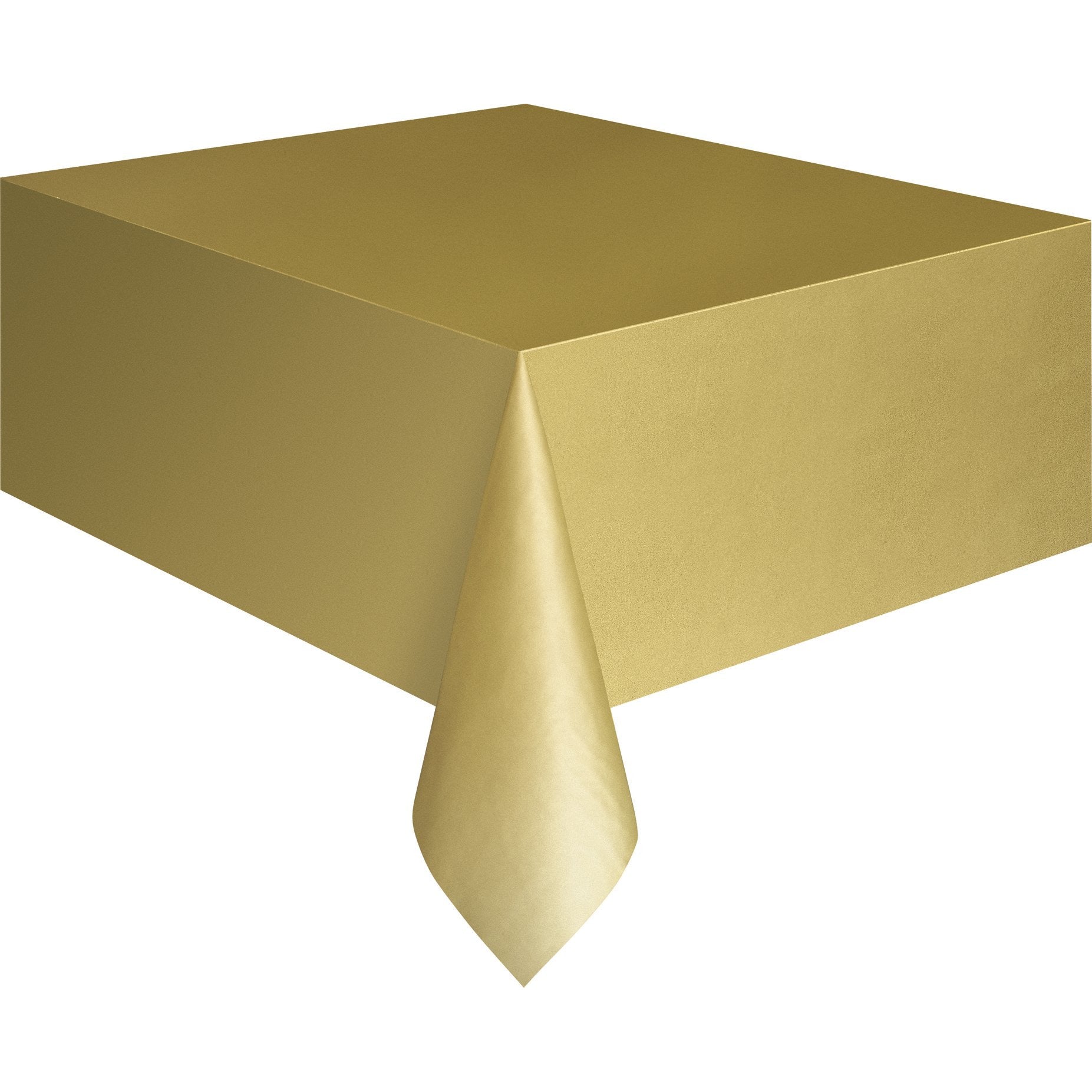 Plastic Tablecover - Gold - Dollars and Sense