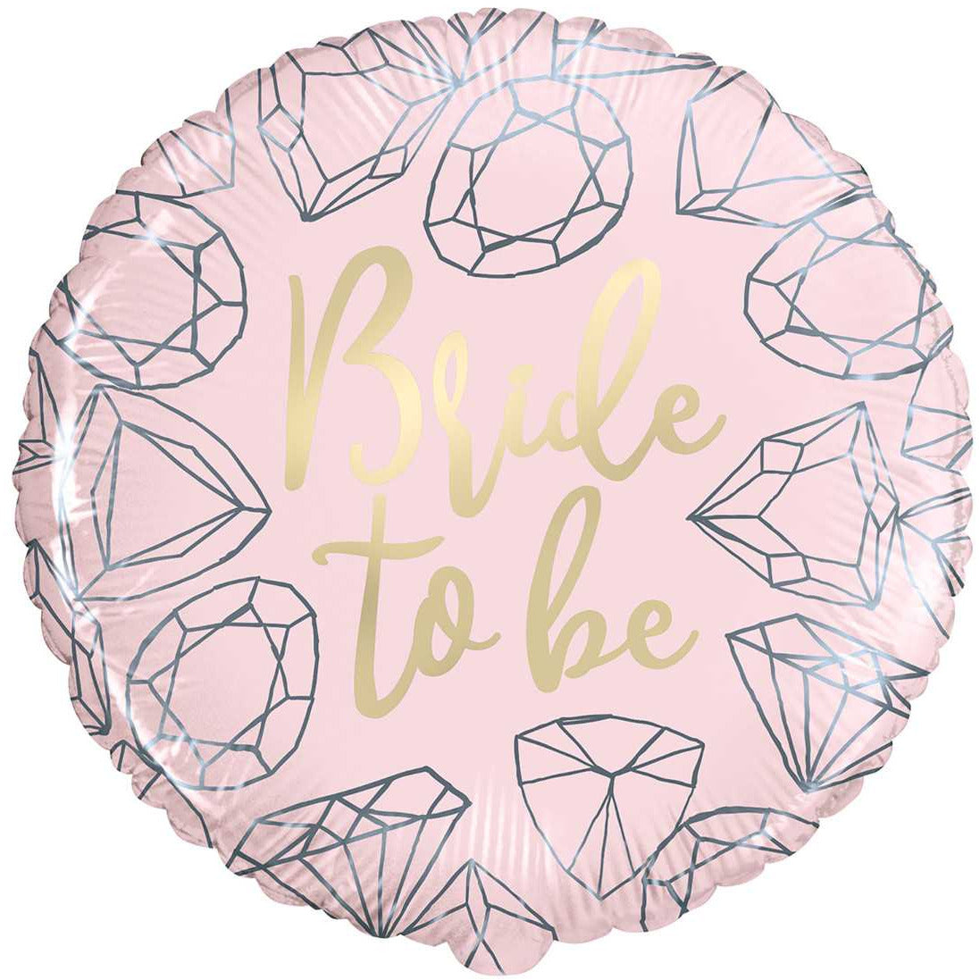 Bride To Be Diamonds Foil Balloon - Dollars and Sense