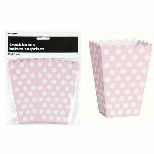 Dots 8 Treat Boxes - Lov Pink - Dollars and Sense