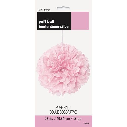 Decorative Puff Ball - Lovely Pink - Dollars and Sense