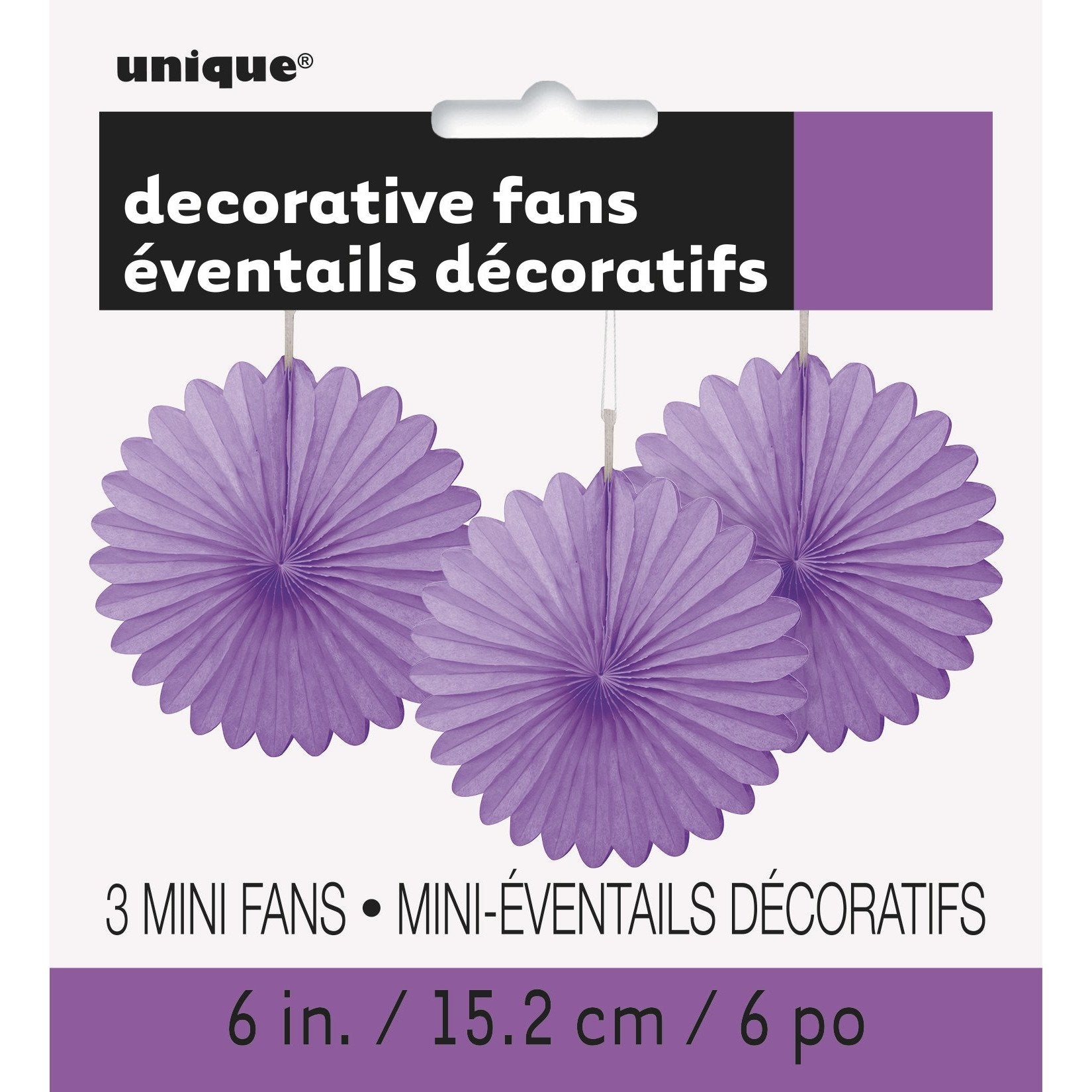 Decorative Mini Fans - Pretty Purple - Dollars and Sense