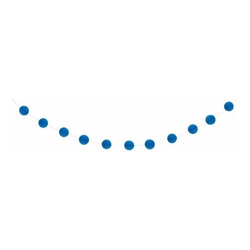 Honeycomb Ball Garland - Royal Blue - Dollars and Sense