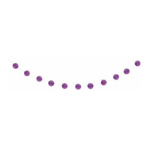 Honeycomb Ball Garland - Pretty Purple - Dollars and Sense
