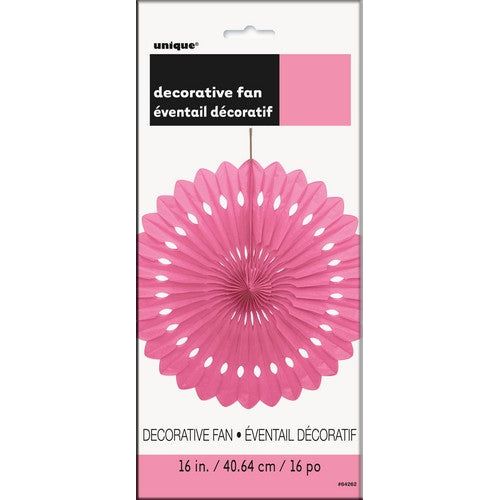 Decorative Fan - Hot Pink - Dollars and Sense