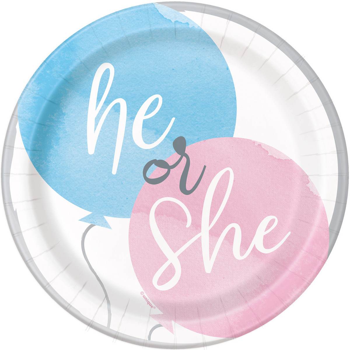 Baby Reveal Plates - Dollars and Sense