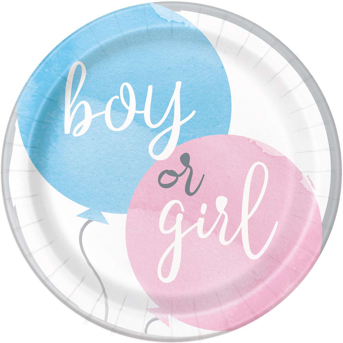 Baby Reveal Plates - Dollars and Sense