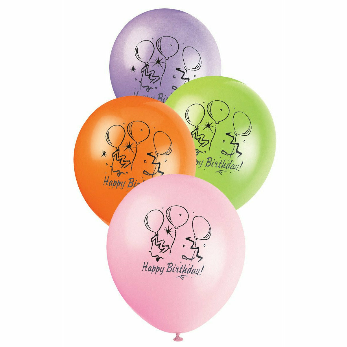 Latex Balloons - Happy Birthday SKU MFBH-20 - Dollars and Sense