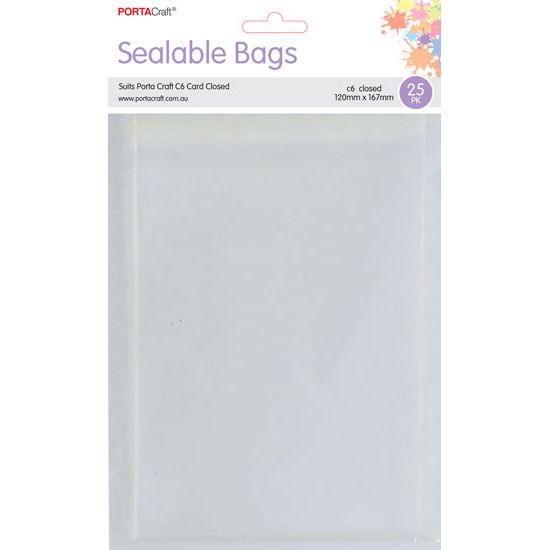 Cellophane Resealable Bags - Clear