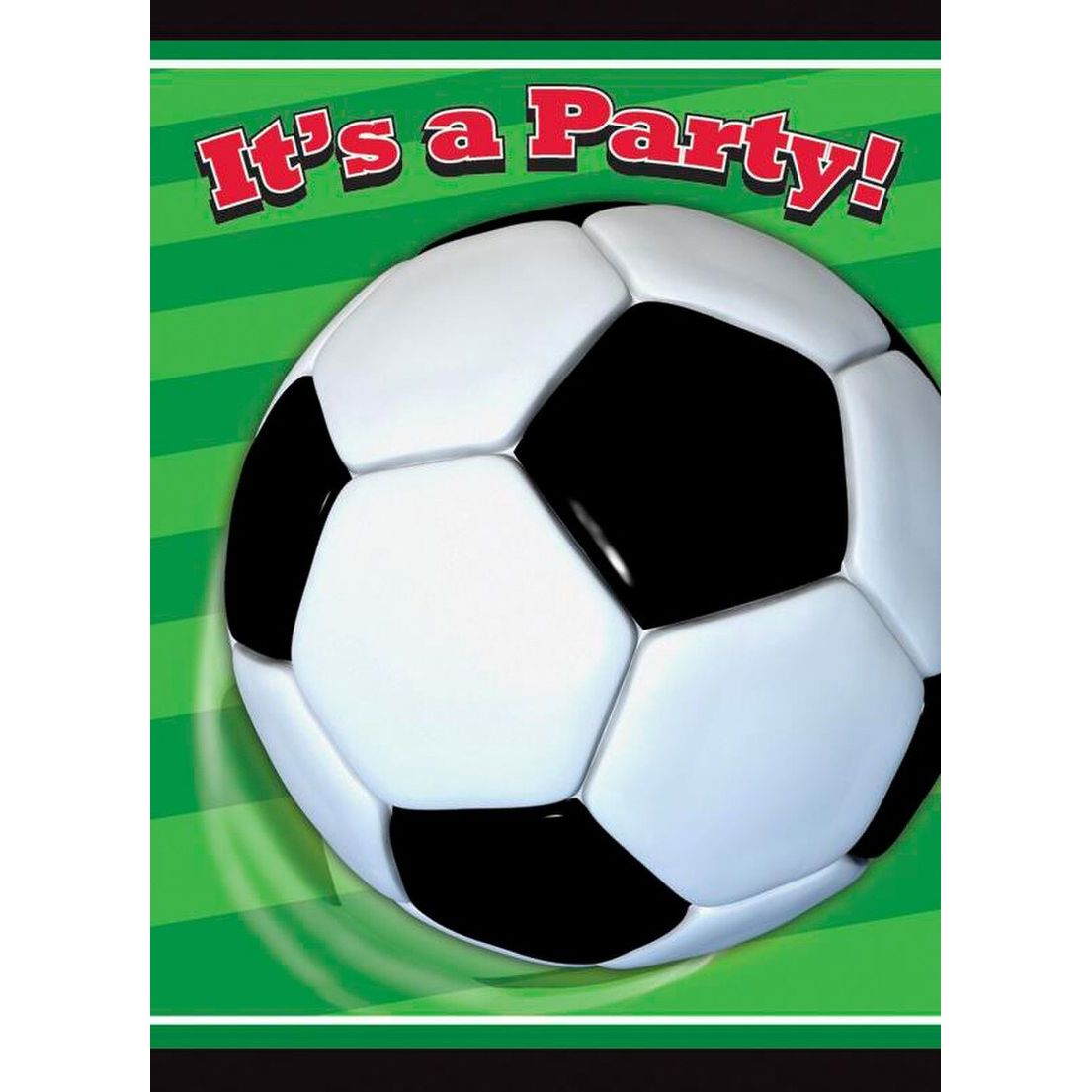 3D Soccer Ball - Invitations - Dollars and Sense