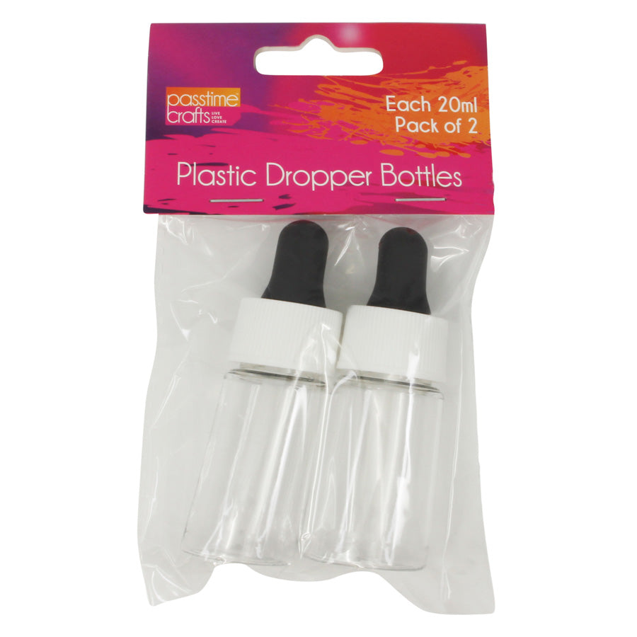 Dropper Bottles - Plastic - Dollars and Sense