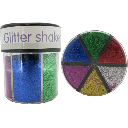 Glitter Shaker 6 way Fine Metallic