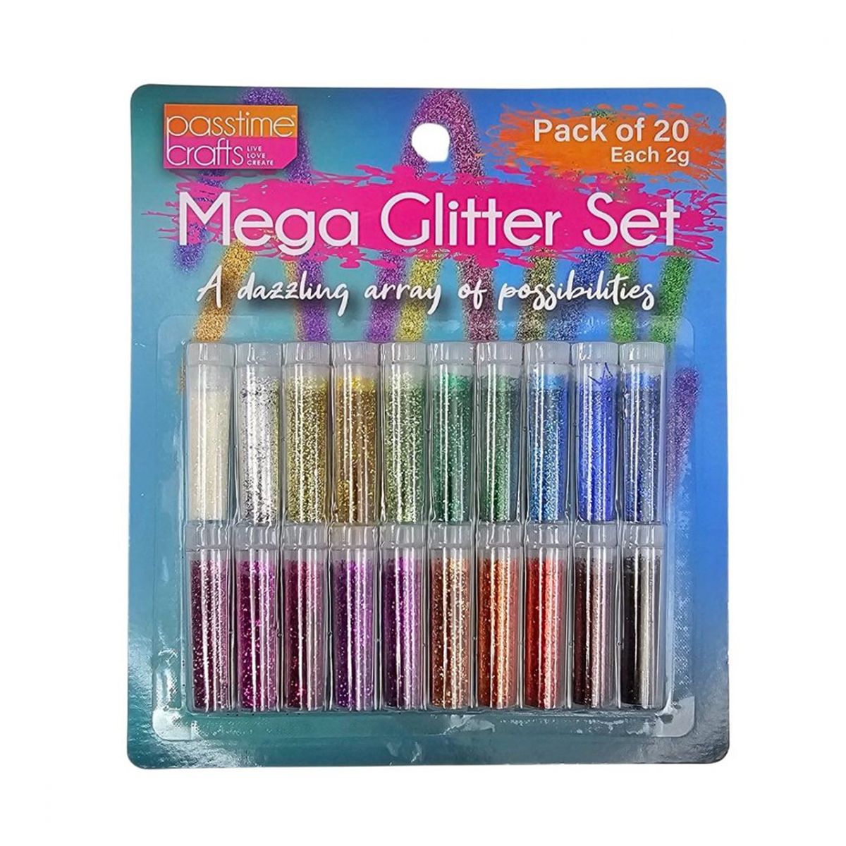 Mega Glitter Set - Assorted - Dollars and Sense