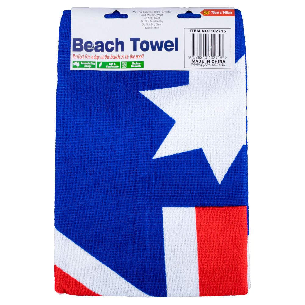 Beach Towel Australiana Design