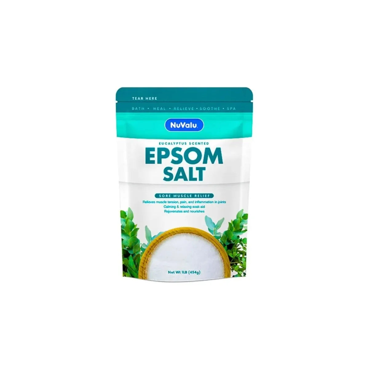 Nuvalu Epsom Salt - Sore Muscle & Back Soak - Dollars and Sense
