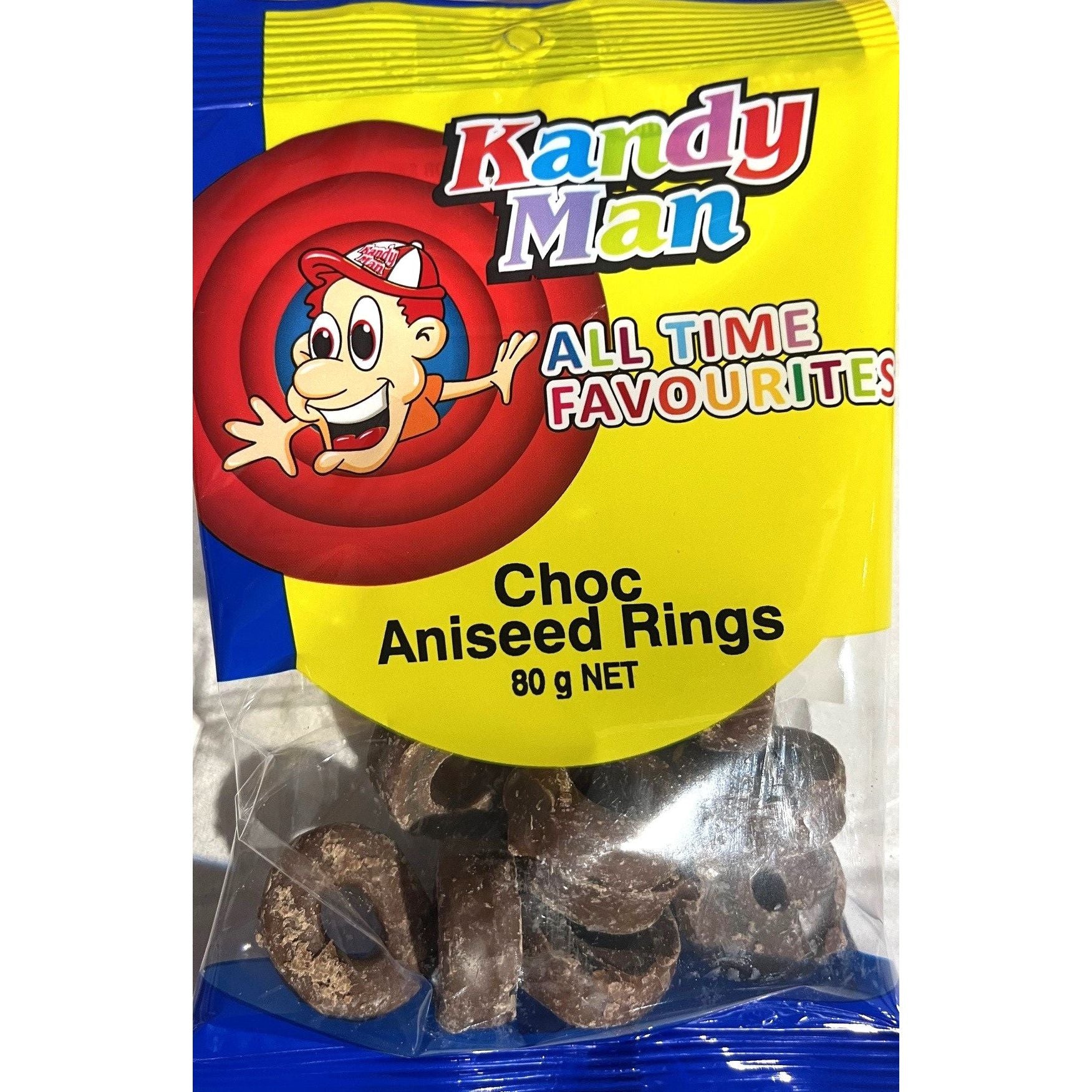 Chocolate Coated - Aniseed Rings - Dollars and Sense