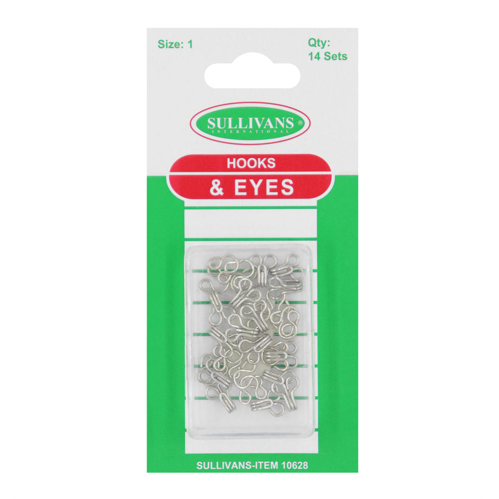 Hooks & Eyes - Silver - Dollars and Sense