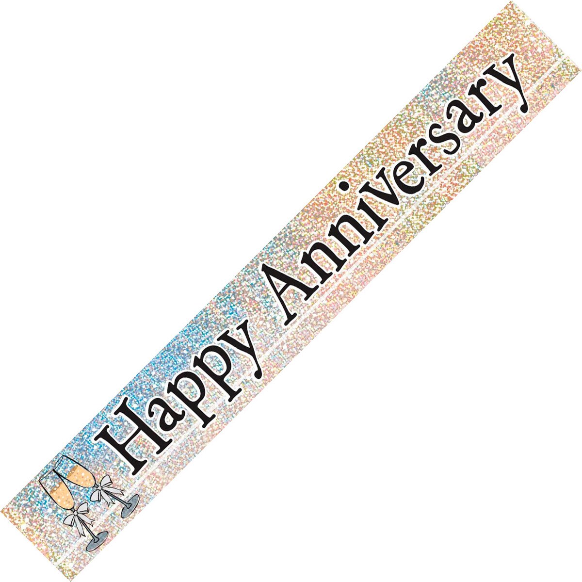 Happy Anniversary - Foil Banner - Dollars and Sense