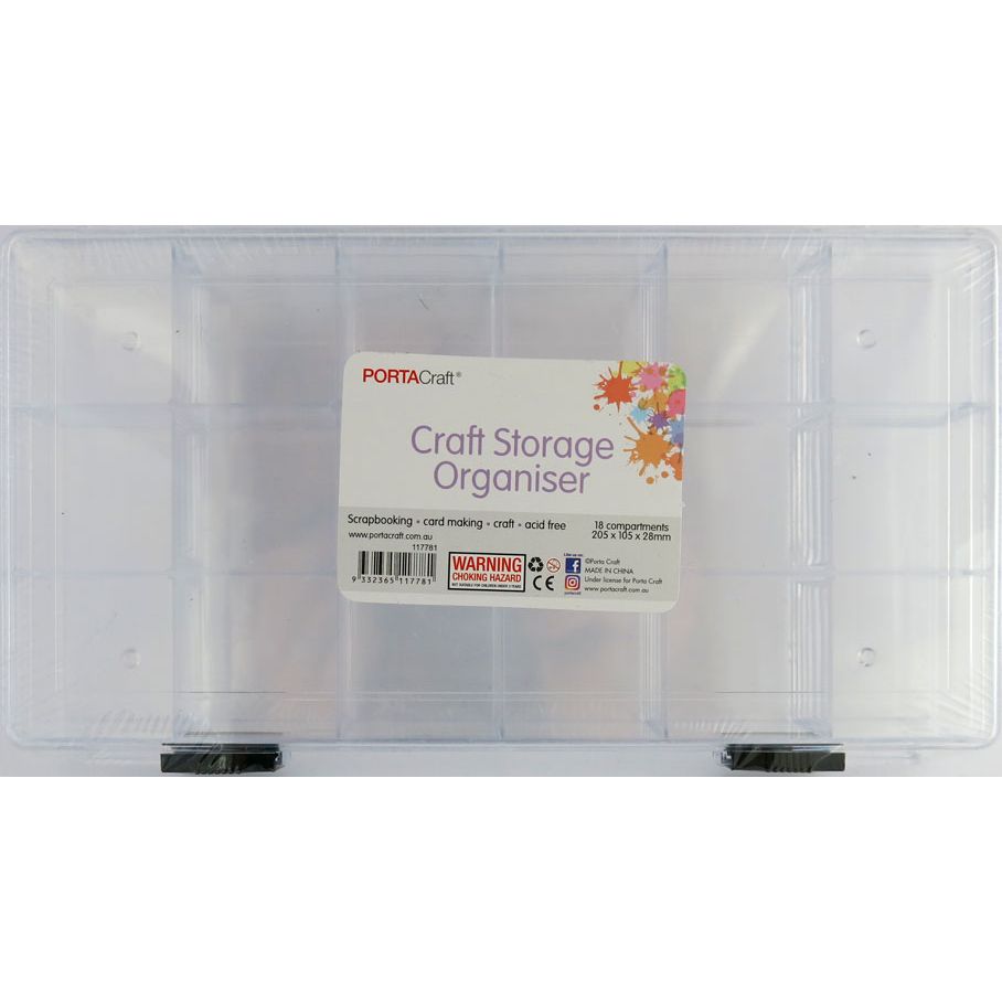 Storage Organiser 205x105x28mm 18 Compartments