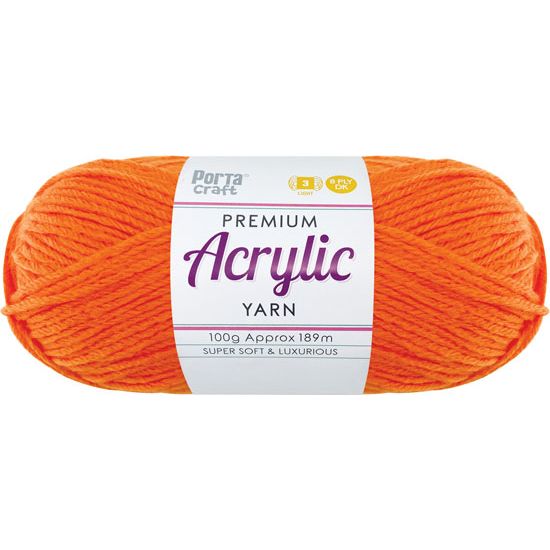 Acryl Yarn 100g 189m 8ply Solid 25 Fantapants