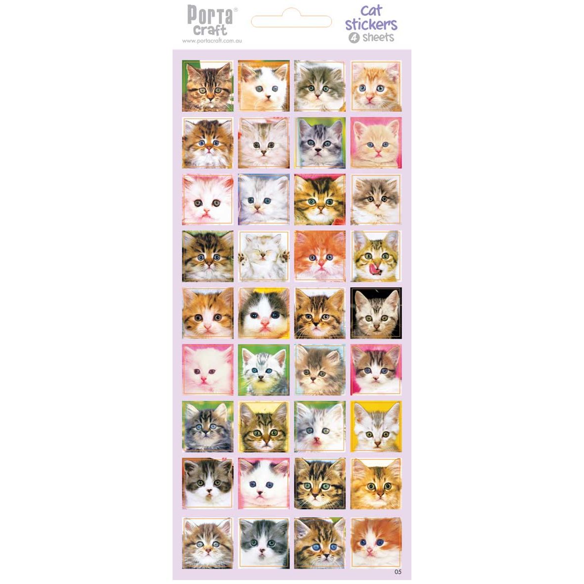 Sticker Sheet - Cats - Dollars and Sense