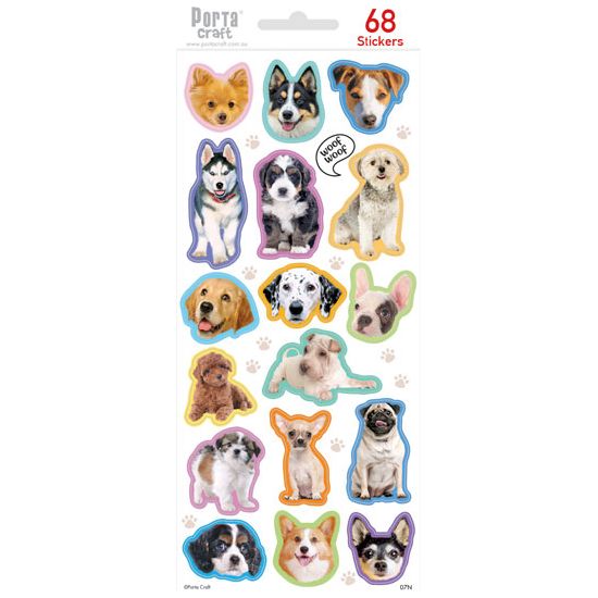 Sticker Sheet - Dogs - Dollars and Sense