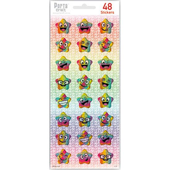 Sticker Sheet - Merit Stars SKU 128152.11P - Dollars and Sense
