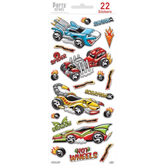 Sticker Sheet - Vehicles SKU 128152.14P - Dollars and Sense