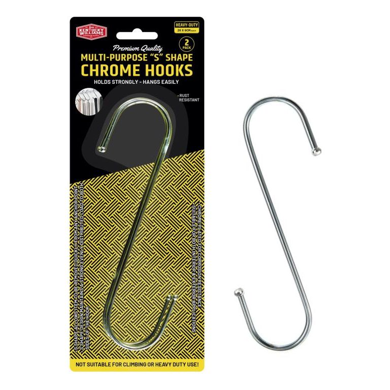Chrome S Hooks - Large - Dollars and Sense