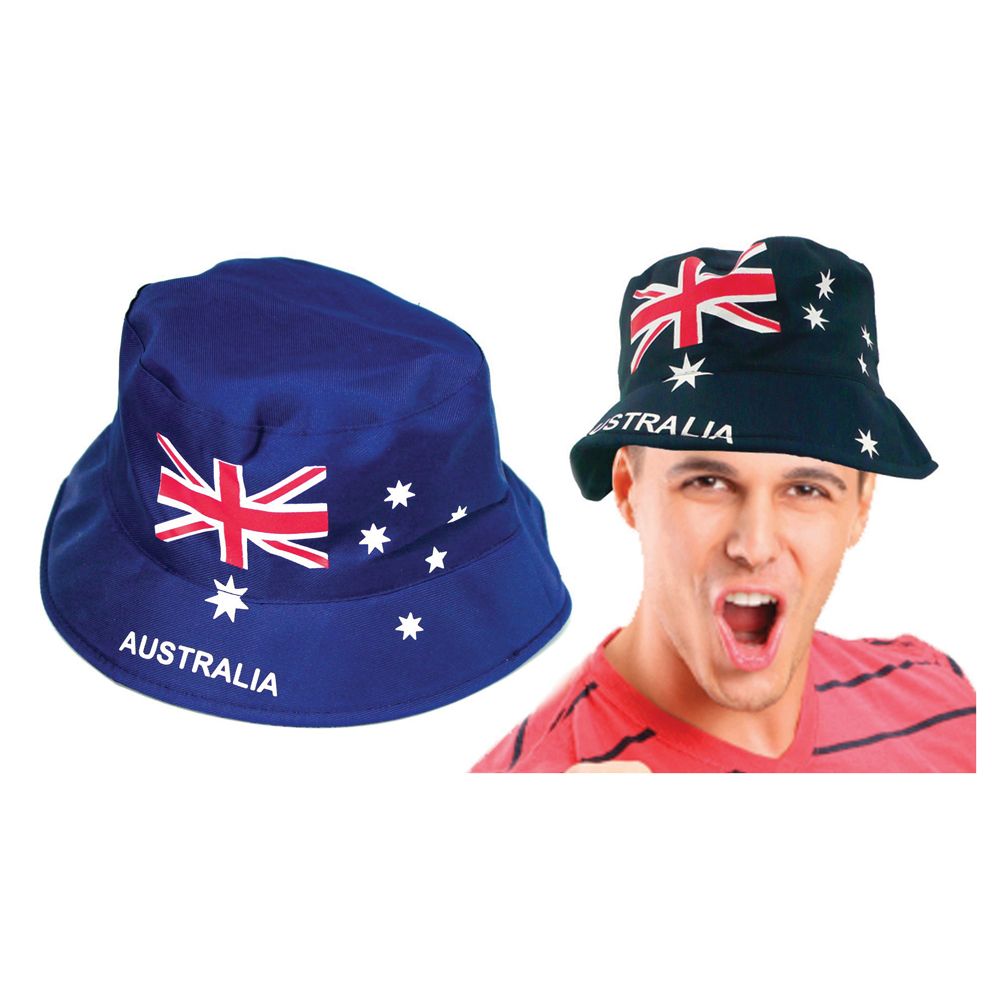 Australian Flag Bucket Hat - Adult - Dollars and Sense