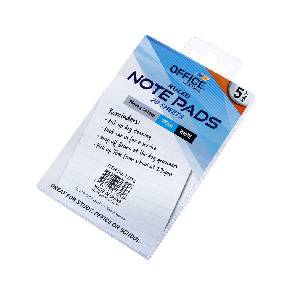 Note Pads - Ruled - Dollars and Sense