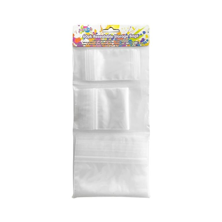 Resealable Storage Bags - Assorted Sizes - Dollars and Sense
