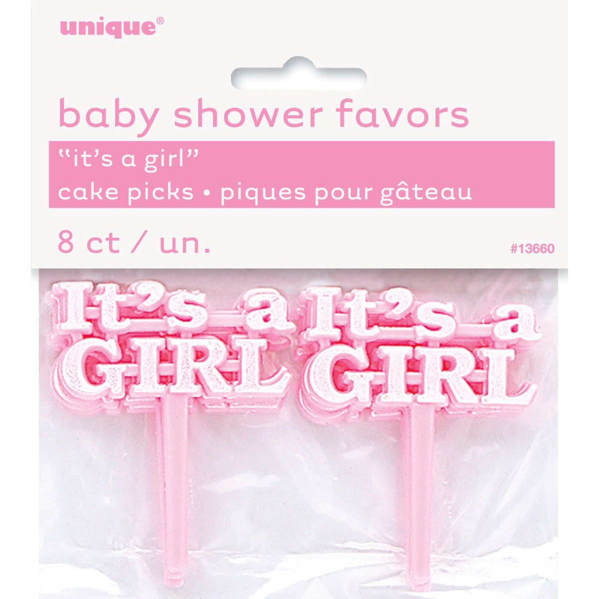 It's a Girl - Cake Picks - Dollars and Sense