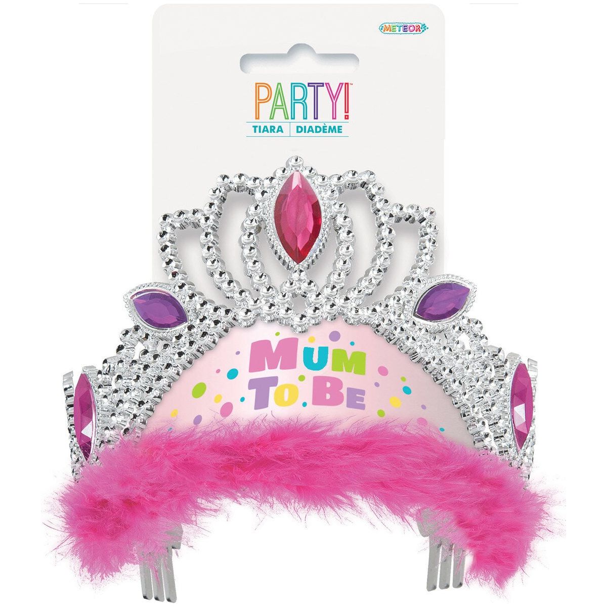 Mum To Be Tiara - Pink - Dollars and Sense