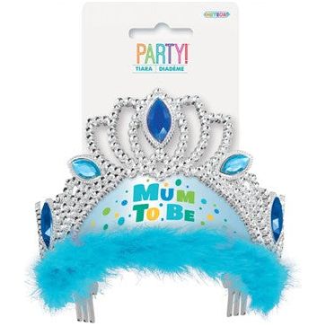 Mum To Be Tiara - Blue - Dollars and Sense