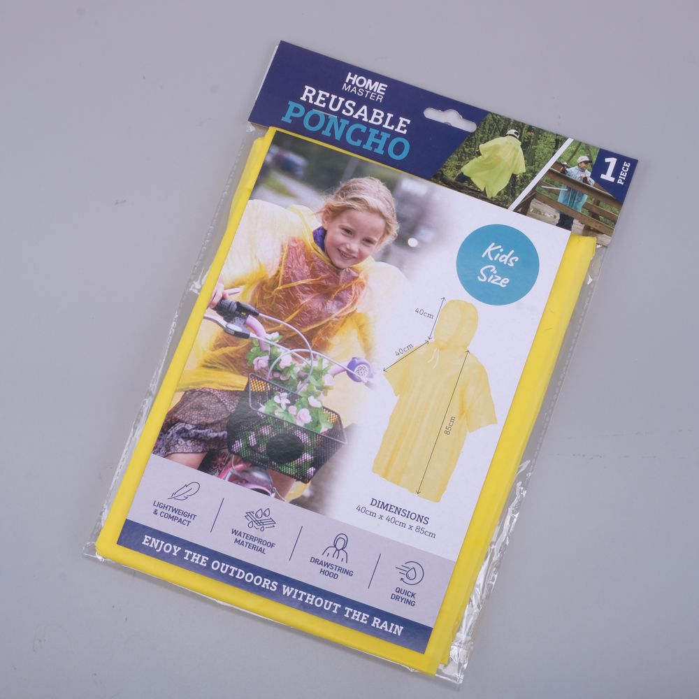 Poncho for Kids - Reusable - Dollars and Sense