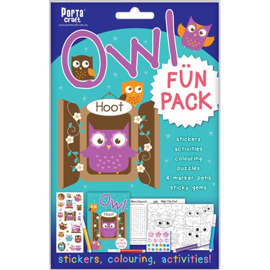 Activity Fun Pack - Owls - Dollars and Sense