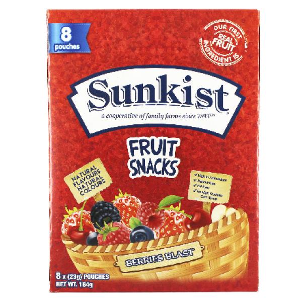 Sunkist Fruit Snacks - Berries Blast - Dollars and Sense