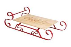 1PC SERVING PLATTER SLED 23X46CM