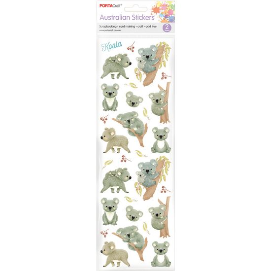 Sticker Sheets - Koalas SKU 187135 - Dollars and Sense