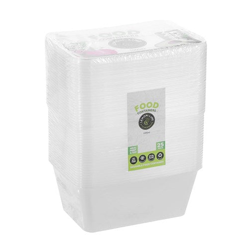 Reusable Food Containers - Rectangle - Dollars and Sense