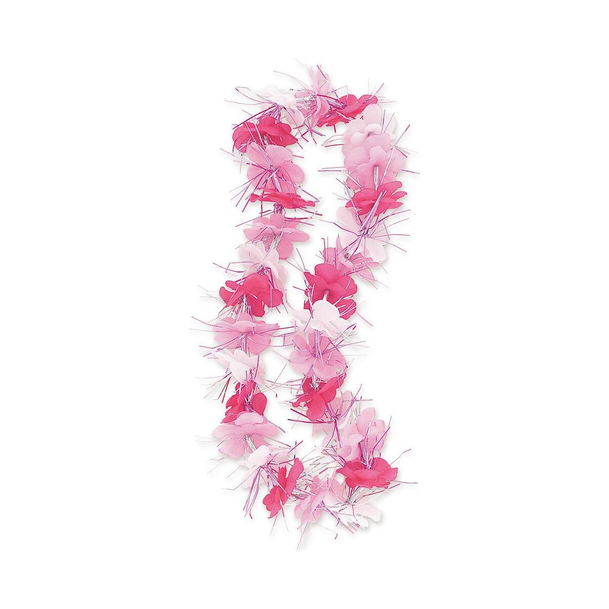 Luau Dazzle Lei Pink & White - Dollars and Sense