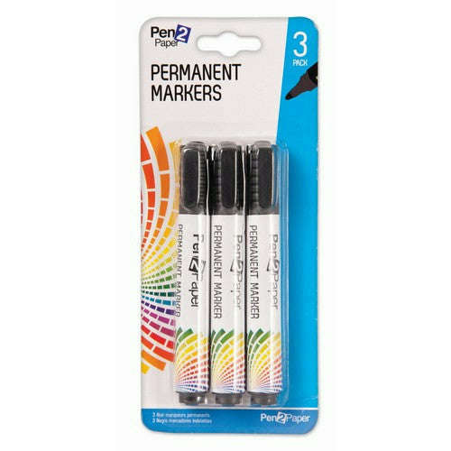 Permanent Markers - Black - Dollars and Sense