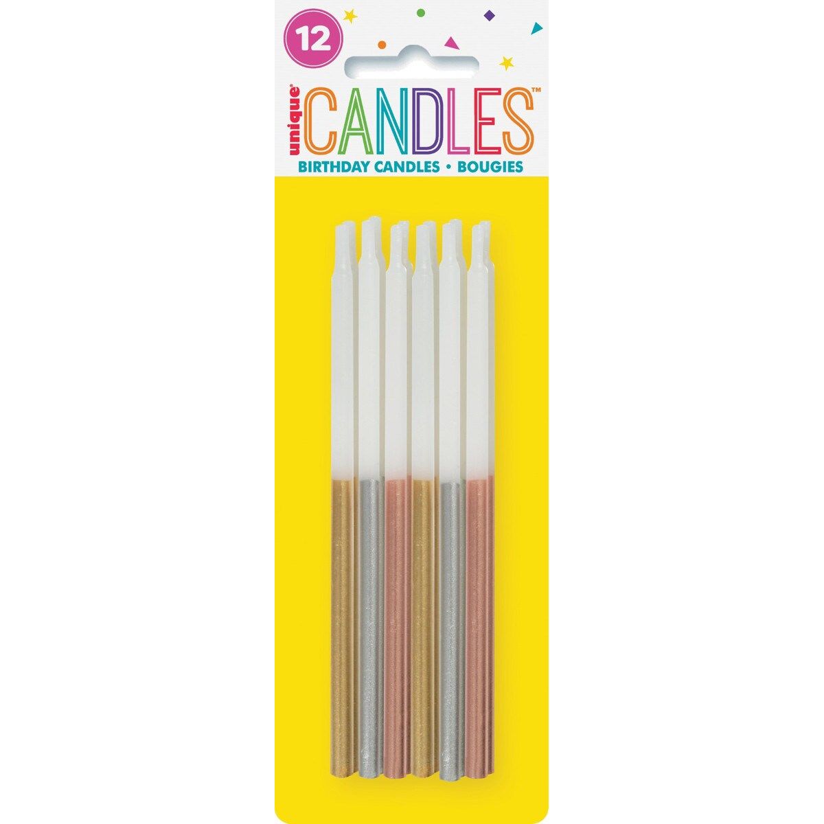 Dipped Candles - Metallic - Dollars and Sense
