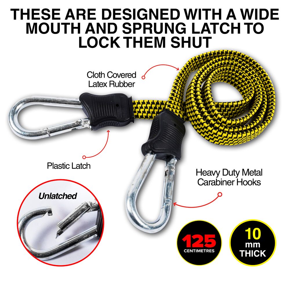Flat Bungee Cord Strap - Heavy Duty - Dollars and Sense