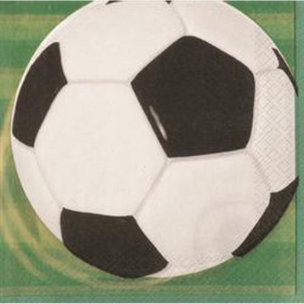 3D Soccer Ball - Lunch Napkins - Dollars and Sense