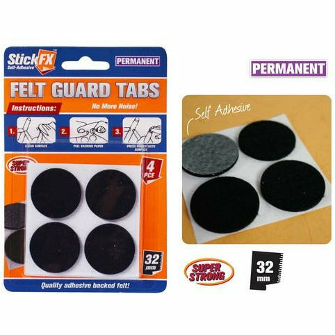 Self-Adhesive Felt Guard Tabs - Dollars and Sense