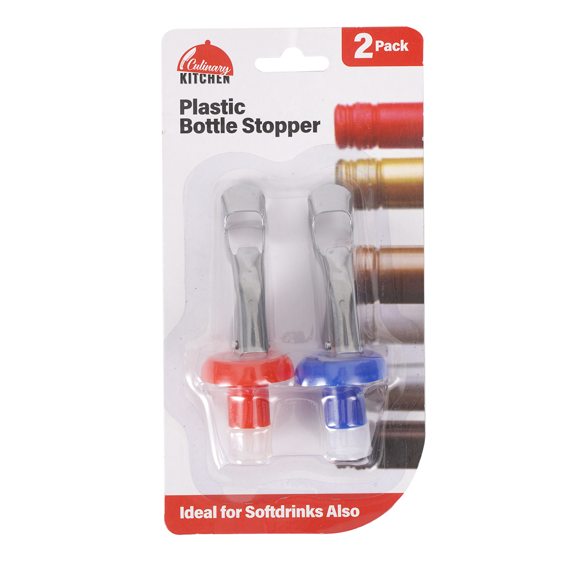 Bottle Stopper Set - Plastic - Dollars and Sense