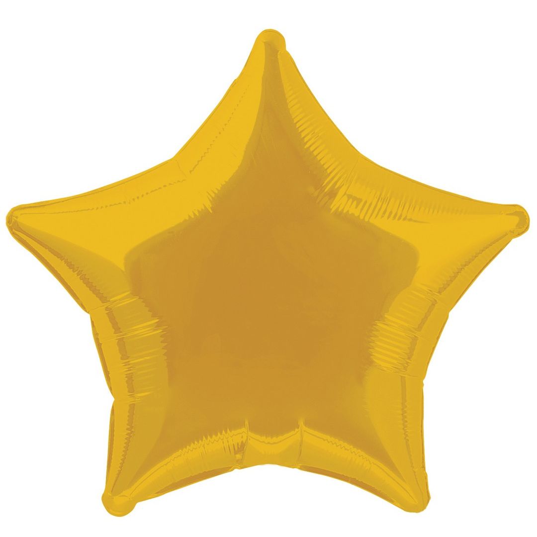 Gold Star 20" Foil Bln Pkg