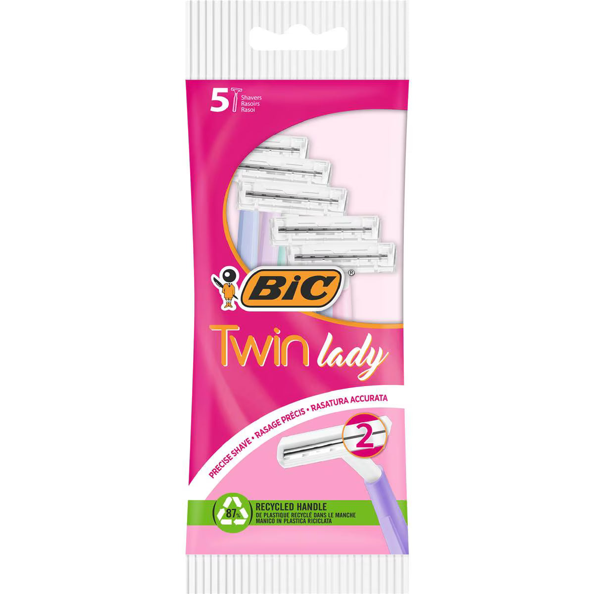 Bic Twin Lady Razor Sensitive 5pk